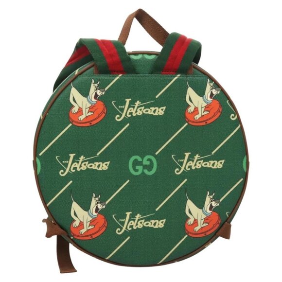 GUCCI The Jetsons Web Sherry Line Children Backpack PVC 752358 Auth bs26793 main image 16